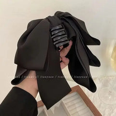 Neue koreanische große Haarspange mit Schleife, Haarclip für Damen, Haarspangen für hohen Pferdeschwanz, Haarschmuck für Mädchen und Frauen