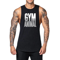 גברים של בגדי כותנה פיתוח גוף חדר כושר כושר ריצה ספורט גופיות קיץ לנשימה ללא שרוולים גופיות אימון שרירים חולצות