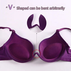 Sexy Women Lingerie U Backless Bras Underwear Deep V Low Cut Push Up Bra Intimates ECMLN Female Breathable Bralette