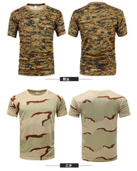 Herren-Tarnhemden für Jagd, Angeln, Militär, Wandern, Camping – schnelltrocknende Kleidung