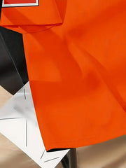 Men'S Fashion Crew Neck T-Shirt,100% Polyester Short Sleeve,Summer All Over Print Tee,Regular Fit,Slight Stretch,Knit Fabric,