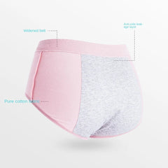 4pcs High-waisted Oversized Physiological Underwear Cotton Underwear WOMEN'S Menstrual Leakproof Safety Sanitary Pants