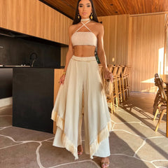 Pant Set Beach Cover Up Print Bikini Cover-ups Pants Women Beachwear Female Swimsuit Cover Up Swimwear Beach Tunic