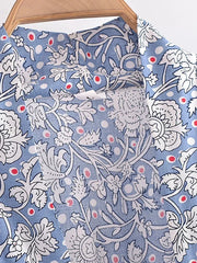 Boho Queens Porzellan-Blumen-Strandkimono, kurzer Morgenmantel, Damenmode, Fledermausärmel, Viskose, Bohemian-Bikini-Cover-Ups, Strandbekleidung