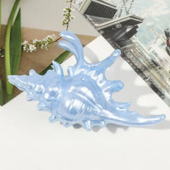 קליפס טופר כריש אוקיינוס לנשים קליפס טופר קונכייה לשיער לאביזרי שיער חוף חמודים