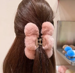 Haarklammern-Zubehör für Frauen, pelzige Nadeln, Clips, Cheveux Bandeau, koreanische Mode, Pinza Pelo Haarspangen, Cheveux Femme Haarschmuck