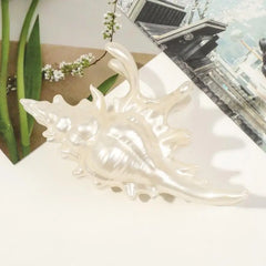 Ocean Shark Claw Clip For Women Conch Hair Claw Clip For Cute Beach Hair Accessories