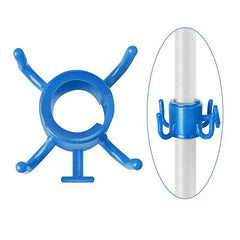 Beach Pool Outdoor Accessories - 4 - prongs Plastic Hanging Hook for Towel, Camera, Sunglasses, Bags