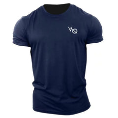 New Men T Shirt Summer Clothing Solid Color Printed Shirts O Neck Oversized Top Casual Streetwear Loose Fitness Clothing For Men