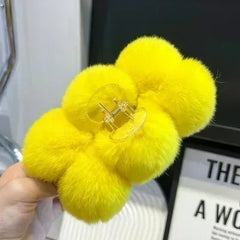 Haarklammern-Zubehör für Frauen, pelzige Nadeln, Clips, Cheveux Bandeau, koreanische Mode, Pinza Pelo Haarspangen, Cheveux Femme Haarschmuck