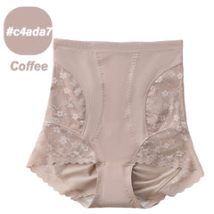 Women's Seamless Underwear Female Panties Quality Lace Antibacterial Woman High Waist Soft Silk Panty Underpants