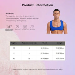 גברים סקסיים שרירים להשוויץ בגזרה קצרה טופ צווארון נמוך ללא שרוולים בצבע אחיד גופייה לגוף פיתוח גוף דיסקו מועדון לילה