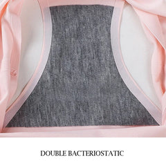 תחתוני נשים מכותנה קרחית משי, אנטיבקטריאליים, תחתונים יומיומיים לנשים, בנות, תחתונים לנשים, מידות גדולות XXL