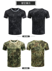 Herren-Tarnhemden für Jagd, Angeln, Militär, Wandern, Camping – schnelltrocknende Kleidung