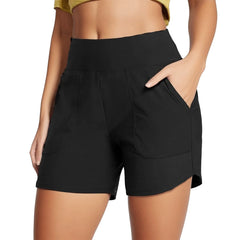 Women'S Swimwear 2025 Women Suit Shorts Waisted Swim Drawstring Bottoms Swimsuit High Boy Shorts Nuevo En Conjuntos A Juego