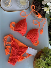 ZRTAK ורוד ביקיני משולש Biquinis Feminino בגד ים מחרוזת ביקיני סטים Push Up ביקיני נשים בגד ים מוצק בגדי ים