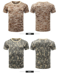 Herren-Tarnhemden für Jagd, Angeln, Militär, Wandern, Camping – schnelltrocknende Kleidung