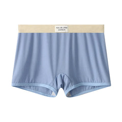 נשים תחתוני משי קרח לנשימה גבירותיי בטיחות קצר מכנסיים נשיים חלקים תחתונים מהירים יבשים Boyshorts נוחים בוקסר