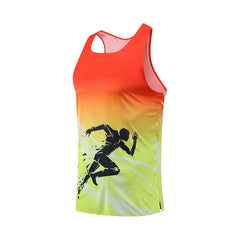 Fashion Running Graphic Tank Tops For Men Summer Casual Sports Fitness 3D Printed Vest Loose Breathable Gym Quick Dry Tees Tops
