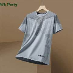 Sport-T-Shirt für Herren, Sport-T-Shirt für unterwegs, informelle Kleidung im Stil der Mode, 3D-Druck, schlichtes Grafik-T-Shirt