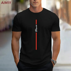 Man T Shirt Casual Oversized Sports Loose Plus Milano Print Clothing Comfortable Shopping Round Neck Short Sleeved T-Shirt Top