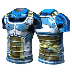 Neues Cosplay-Print-Fitness-Laufshirt für Herren, Rundhalsausschnitt, Cartoon-Motiv, Bodybuilding-Sportshirt, Tops, Gym-T-Shirt für Herren