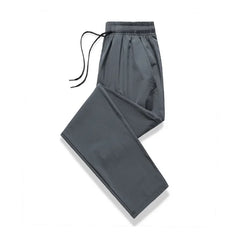 Dünne, atmungsaktive Freizeithose aus Eisseide für Herren (Frühling/Sommer), locker geschnitten, schnelltrocknend, sportlich, 9-Punkt-Schnitt