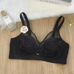 Women's underwear plus size bras Bralette French Chic Skin Friendly and Comfortable Breathable Lace Hot Sexy Non Padded Thin