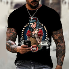 Men's Oversize T-Shirt Gym T-Shirts Man Chic Crew Neck Male T-Shirt Short Sleeve Polyester Clothing Casual Tops Tees Men T-Shirt