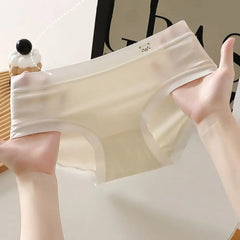 5PCS Fashion Cute Panties for Women Underwear Female Lingerie Seamless Briefs Cotton Crotch Bear Underpants Girls