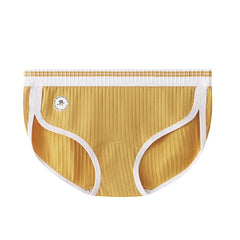 Sexy Damen-Slips, Unterwäsche, gerippte Baumwolle, atmungsaktive Komfort-Boxershorts, mittelhoher Bund, Sportslips, tägliche Intimunterwäsche