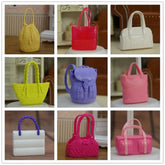 34 Styles Accessories Dollhouse Kids Toys Purse Dolls Handbag 1/6 Doll Accessories Lady Plastic Bag