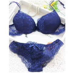 Women Sexy Lingerie Set Fashion Lace Lingerie Sets For Ladies Soild Color Bra Comfortable Intimates Underwear Suit Female