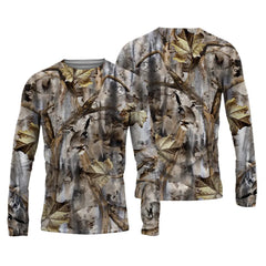 Neue Sommer-Angelhemden für Herren, atmungsaktives T-Shirt, Angelbekleidung, Langarm-Outdoor-Sport-Tops mit Rundhalsausschnitt, Angelhemden, Größe 6XL