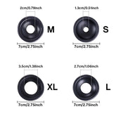 Zubehörring für Penispumpe, schwarzer Ring, Hülle, Penisvergrößerungs-Vakuumpumpe und -Verlängerungs-Ersatzteil, Sexspielzeug für Männer