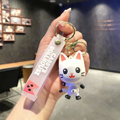 Katzen-Schlüsselanhänger-Accessoires für Taschen, Puppen, Puppenhäuser, Autoschlüsselanhänger, Anime-Schmuck, Katzen-Schmuck im Großhandel