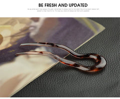 Women hair accessories 2022 vintage hair sticks abs plastic haar accessoires fashion hair clips for women