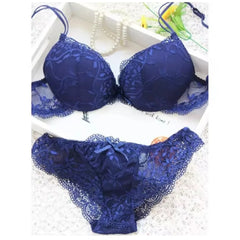 Women Sexy Lingerie Set Fashion Lace Lingerie Sets For Ladies Soild Color Bra Comfortable Intimates Underwear Suit Female