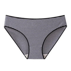 Women Panties Breathable Crotch Warm Underwear for Women Sexy Seamless Briefs Stripes Low Rise Pants Female Winter Lingerie