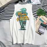Fashion Summer Men's Casual Tank Tops Cartoon Graphic Harajuku Style Y2K Sleeveless Vest Loose Round Neck Breathable Daily Tees