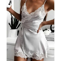 Sexy Underwear Sexy Underwear One-piece Short Nightdress Lace Lace Pajamas Nightdress Sexy Nightdress Womens Sleepwear