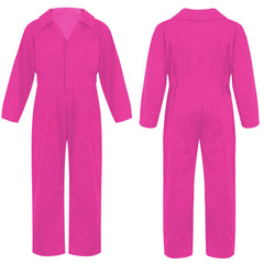 Kid's Coverall Boys Child Casual Jumpsuit Pants Fashion Long Sleeve Turndown Collar Zipper Mechanic Costume Flight Suit Overalls