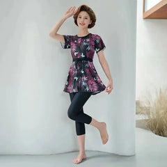 בגד ים לאמא שמרני במבצע חם של העונה חדש מידות גדולות להרזיה ספורט נפרד לנשים בגיל העמידה וקשישים מעיינות חמים