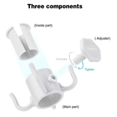 נייד חיצוני חוף ווים קולב רב תכליתי חוסך מקום ארבע פינות וו שימושי ללבוש עמיד אביזרי מטרייה