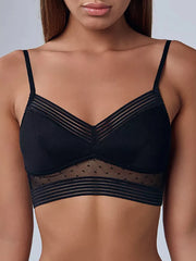 Sexy lace U-shaped backless lingerie for women without steel rings beautiful back bra ultra-thin invisible bra cross-border b