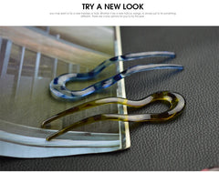 Women hair accessories 2022 vintage hair sticks abs plastic haar accessoires fashion hair clips for women
