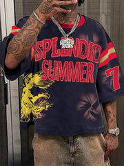 T-shirt Men Summer Clothes Male Clothes for Man T-shirts Men Overfit Short Sleeve Top Y2k Graphic Tee Vintage Tshirts Gym Tshirt