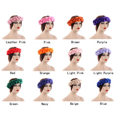 Women for african dresses Party Headwear Accessories Bronzing Fabric lady Headbands Elastic Braids Fashion Bandage Bandana Mujer