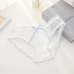 27. תחתונים סקסיים נשים תחתוני תחרה שקופים בגזרה נמוכה תחתונים נשיים תחתונים מקורבי הלבשה תחתונה L-XL נשים תחתונים