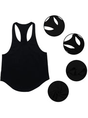 2025 New Men's Sleeveless T Shirt Cross Print Bodybuilding Muscle Sleeveless T Shirt Loose Fitness Sports Vest Bodybuilding Tops